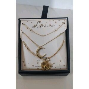 Luxe By CBC Trio Necklace Set